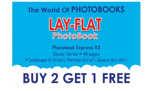 0623-238 Layflat Hard Cover Photobook 2+1