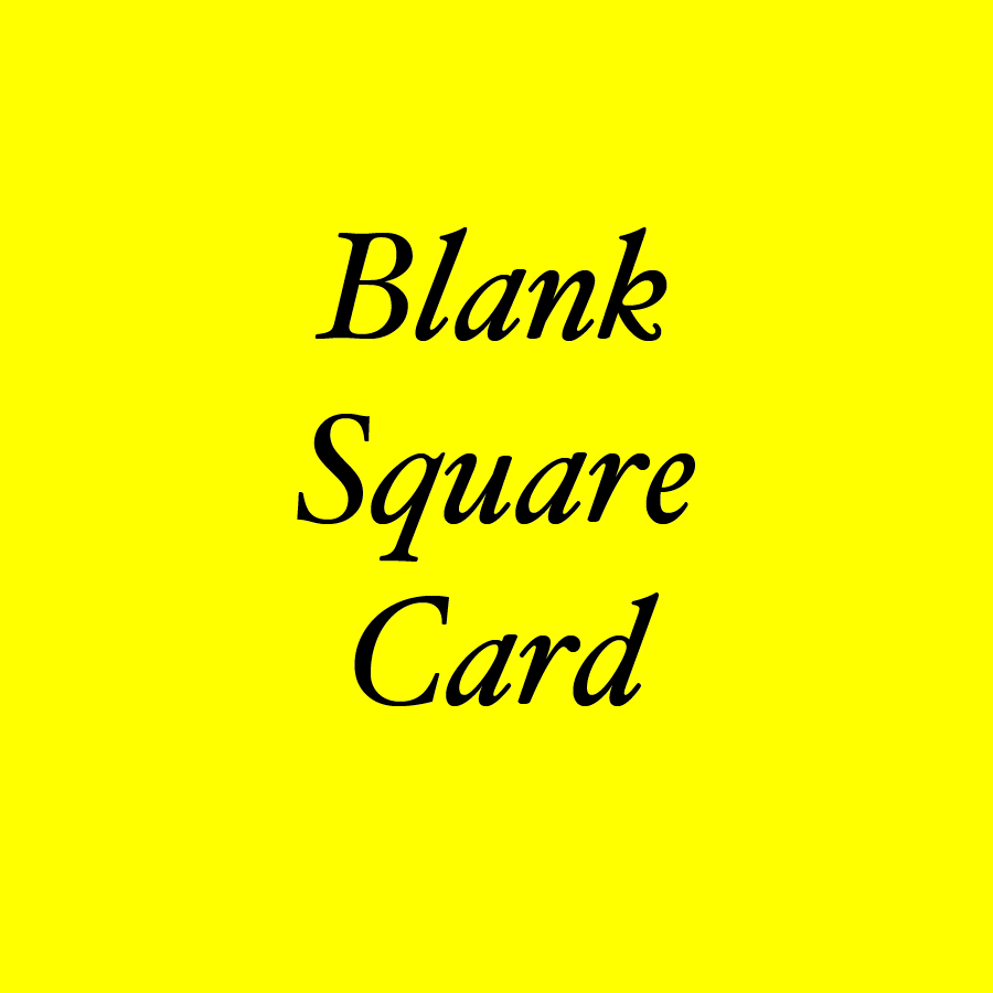 Blank Square Card | Photobook Express